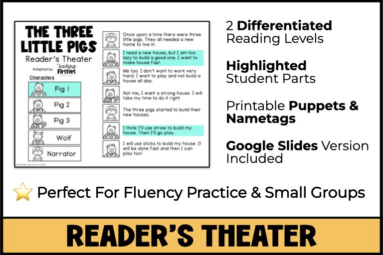 the three little pigs readers theater scripts