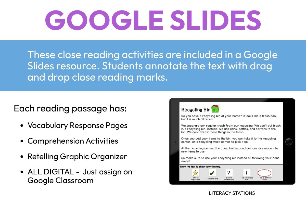 april close reading