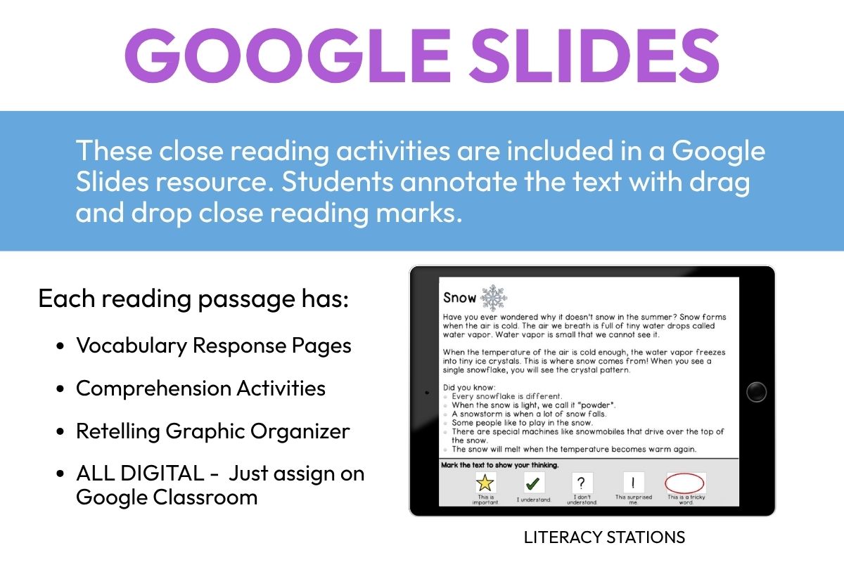 january close reading