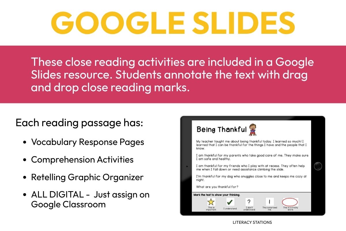 november close reading