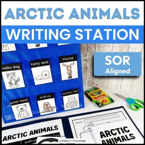 arctic animals writing center
