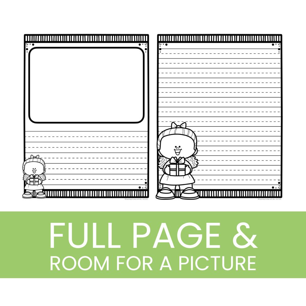 free christmas writing paper