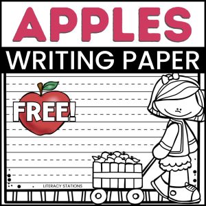 free apple writing paper