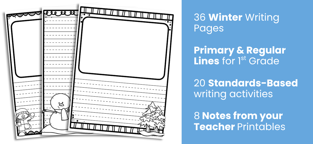 winter writing paper