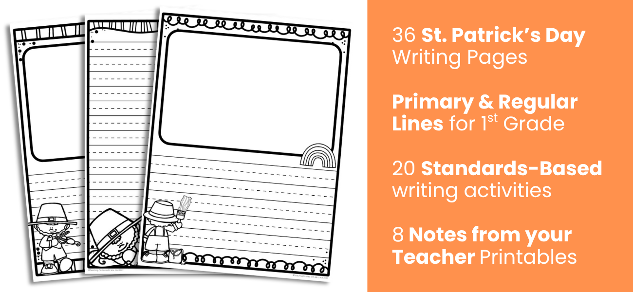 st patricks day writing activities