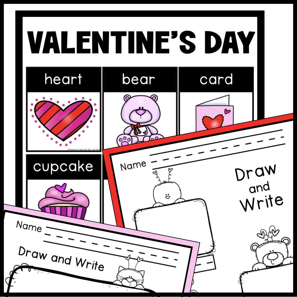 valentines day writing center