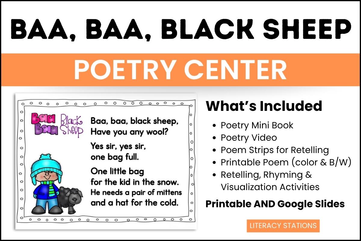 Baa Baa Black Sheep Poetry Center